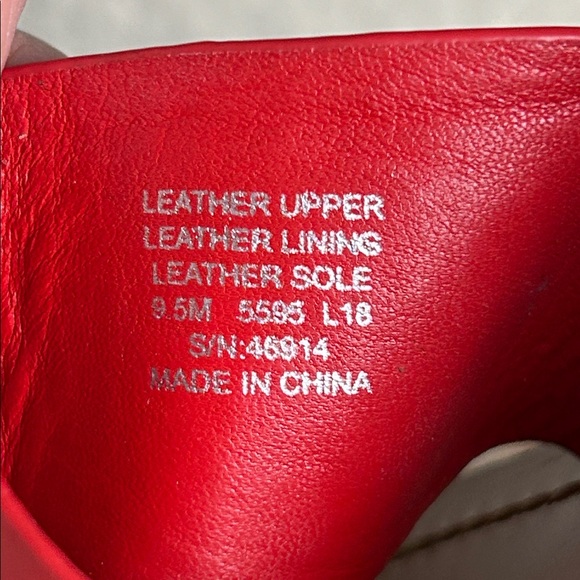 Tory Burch Red Sandals with Gold Accents - Picture 7 of 11